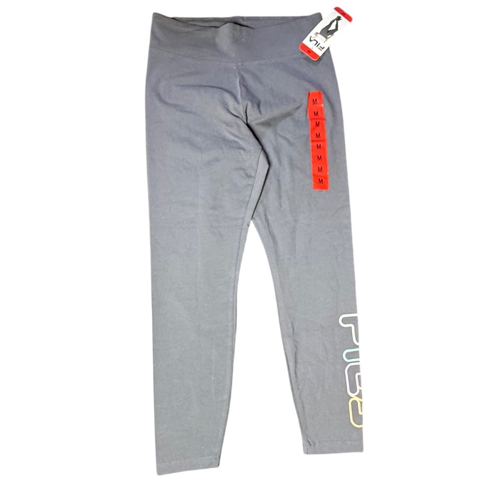 Fila Active‎ Leggings High Waist Tummy Control Athletic Workout Pants Medium
